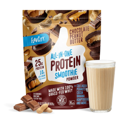 Chocolate Peanut Butter Protein Smoothie